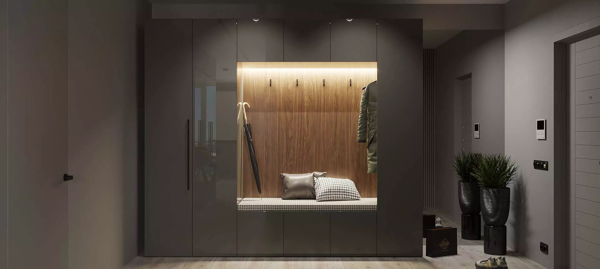 Серый глянец New